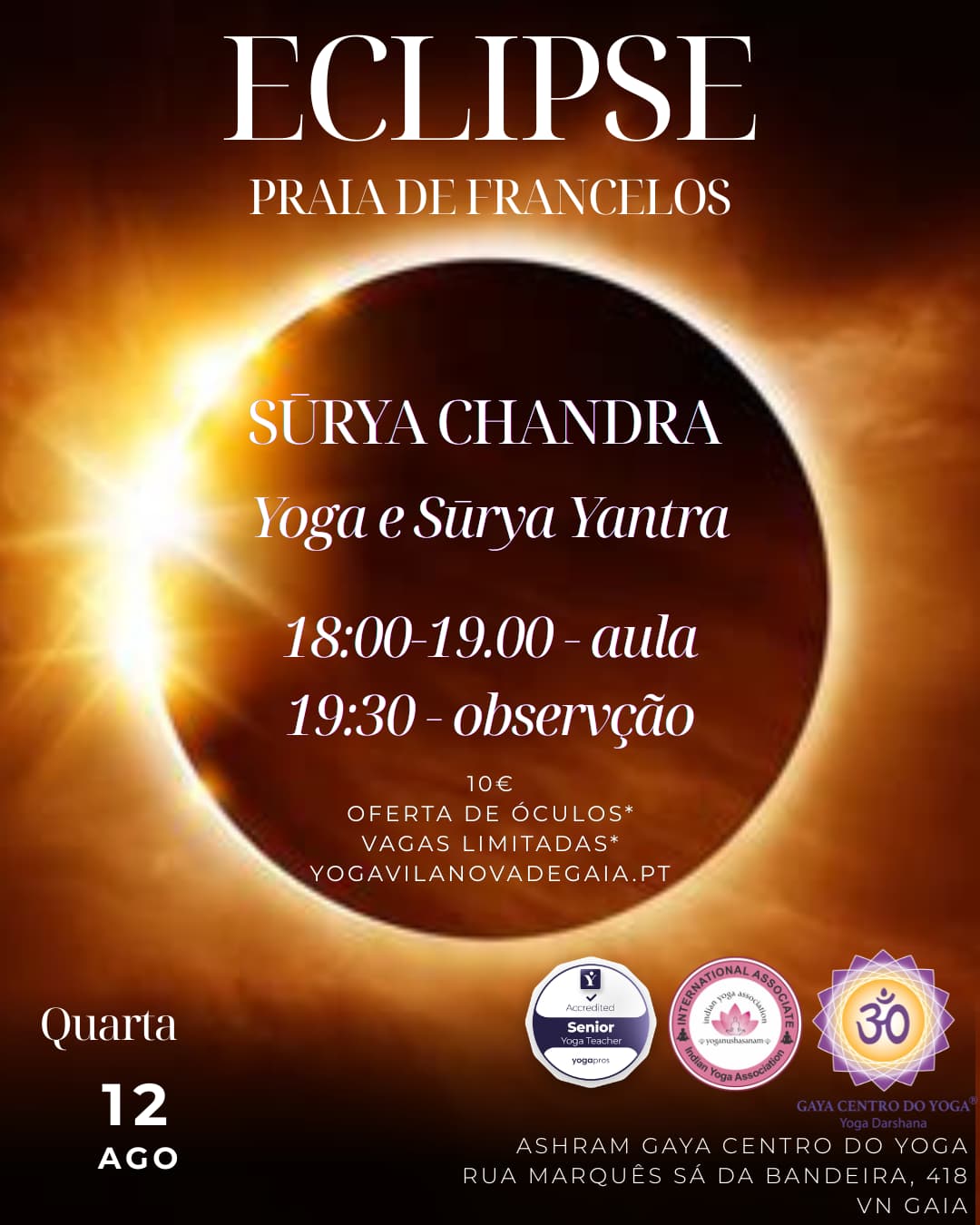 Solar Eclipse — Sūrya Chandra, Yoga and Sūrya Yantra